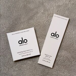 ALO Face Moisturizer and Glow Oil NWT